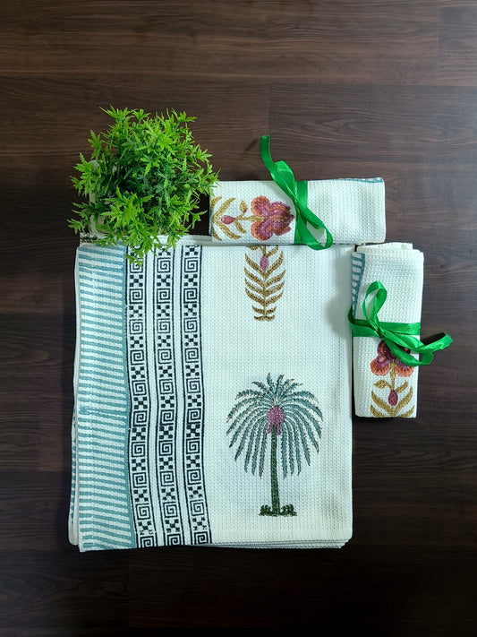 Handblock Printed Towels