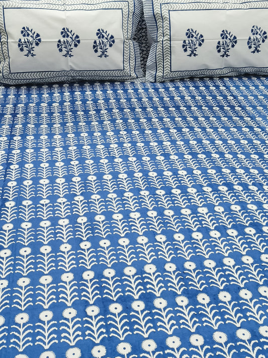Handblock Printed Premium Bedsheets (Dispatch Time 24 Hours)