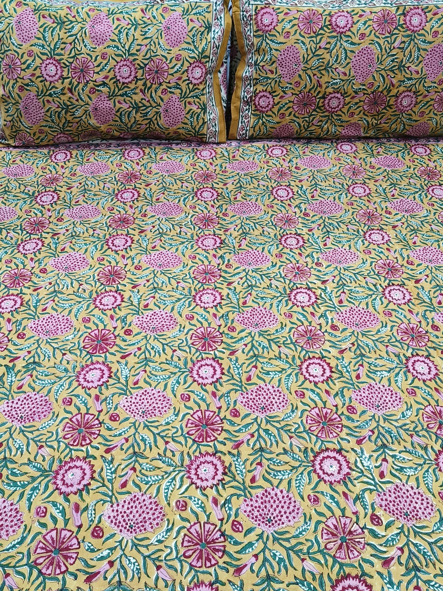 FRESH ARRIVAL Handblock Printed Premium Bedsheets
