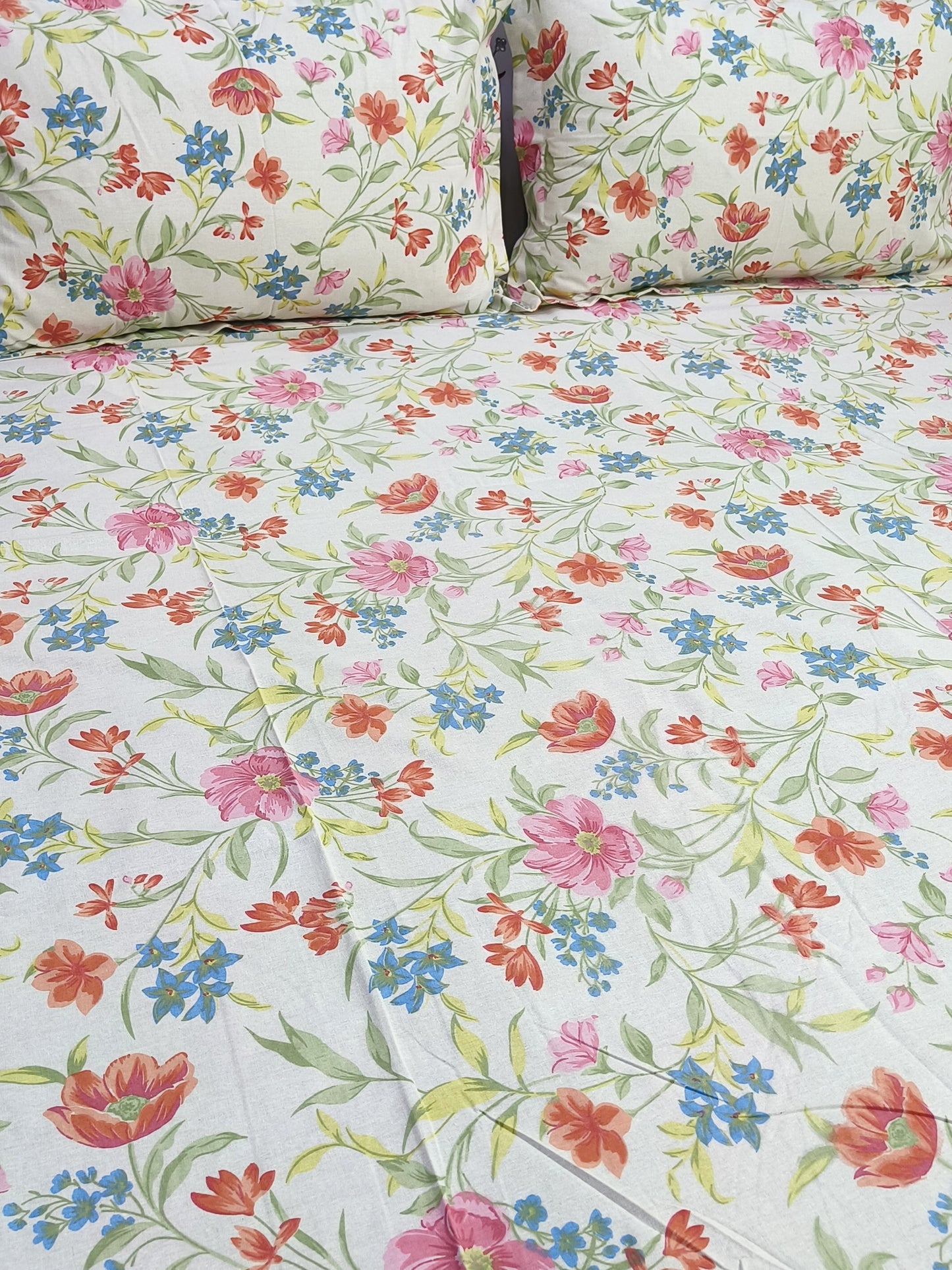 Floral Print Sadabahaar Bedsheet