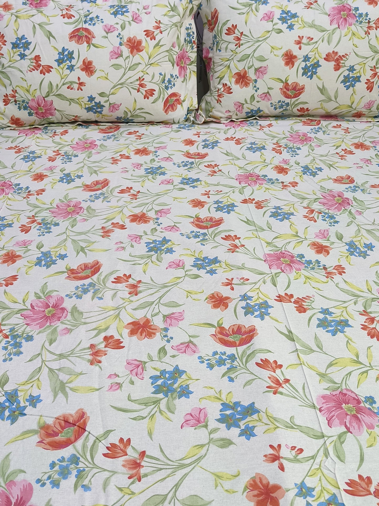 Floral Print Sadabahaar Bedsheet