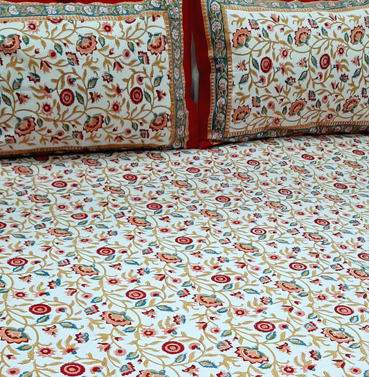 Handblock Printed Premium Bedsheets