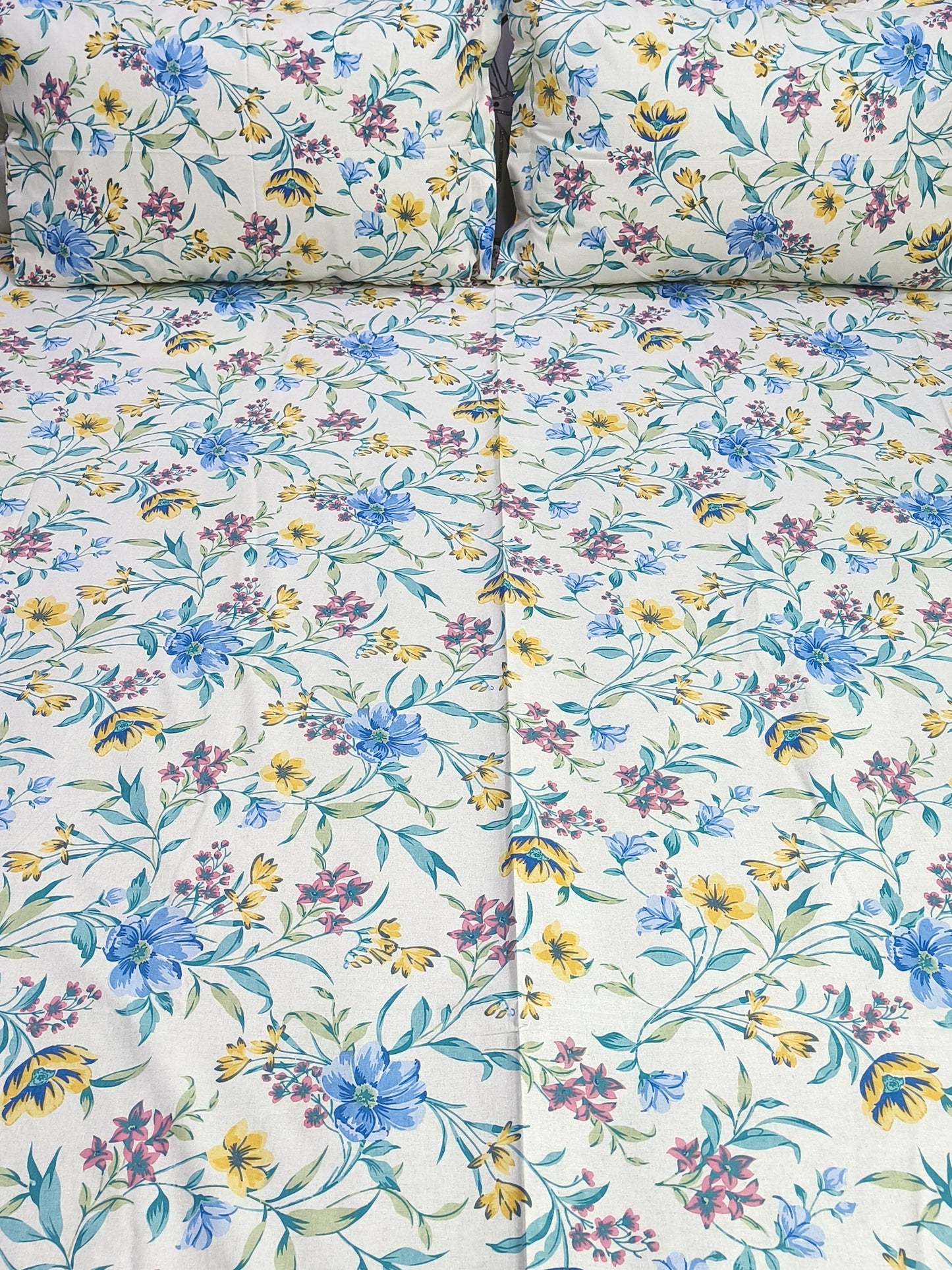 FRESH ARRIVAL Floral Print Sadabahaar Bedsheet