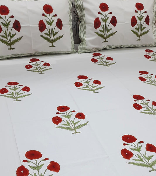 Handblock Printed Premium Bedsheets