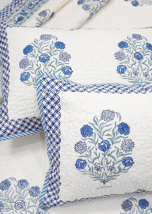 Handblock Printed Mulmul Bedcovers