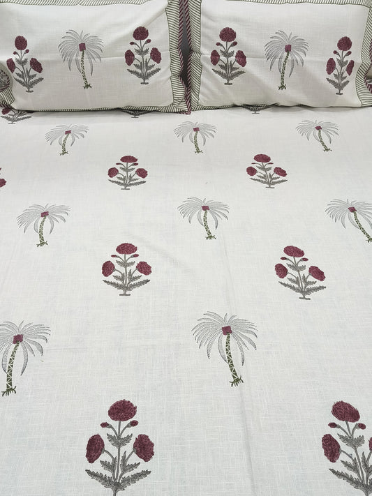 Handblock Printed Premium SLUB Bedcovers