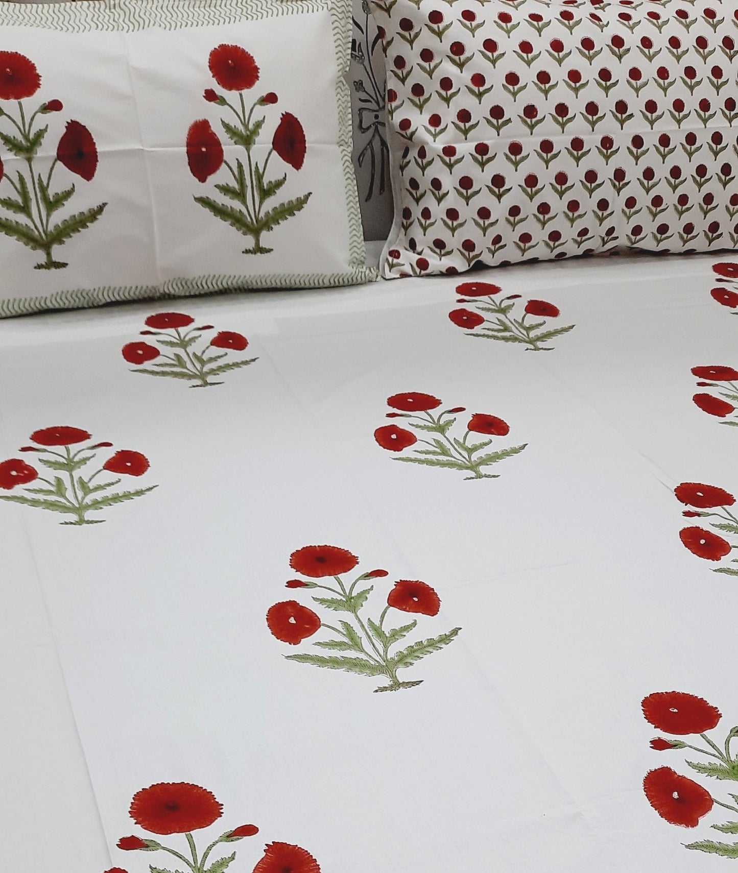 Handblock Printed Premium Bedsheets