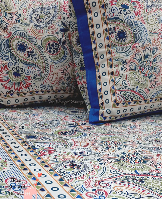 Vibrant Color Sadabahaar Bedsheet