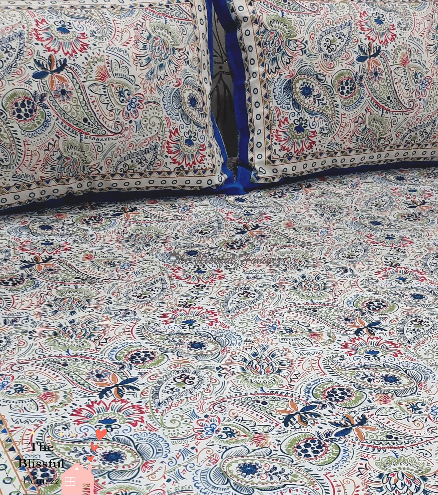 Vibrant Color Sadabahaar Bedsheet