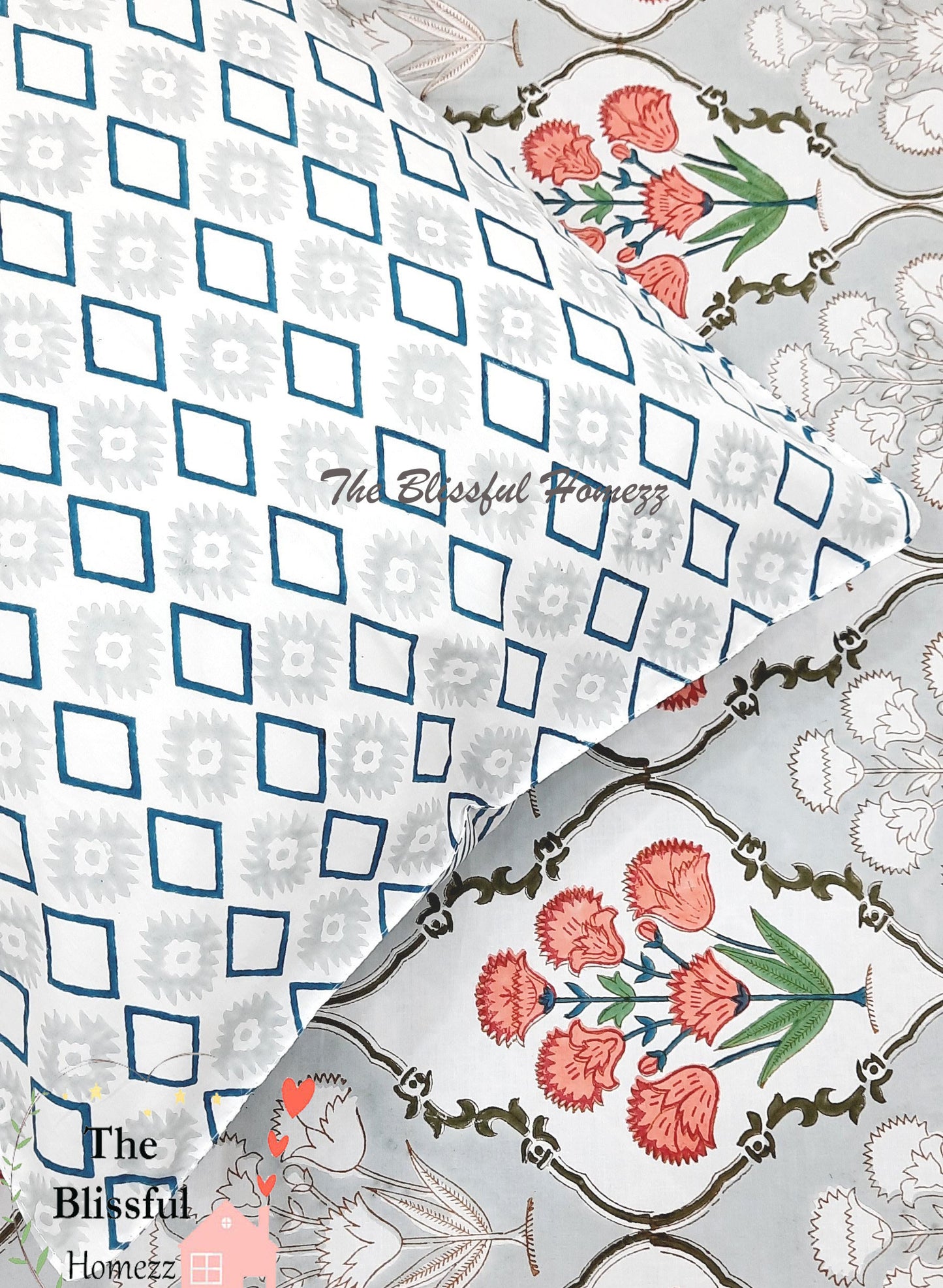Handblock Printed Premium Bedsheets