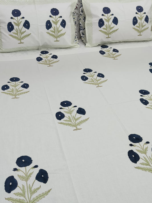 Handblock Printed Premium Bedsheets