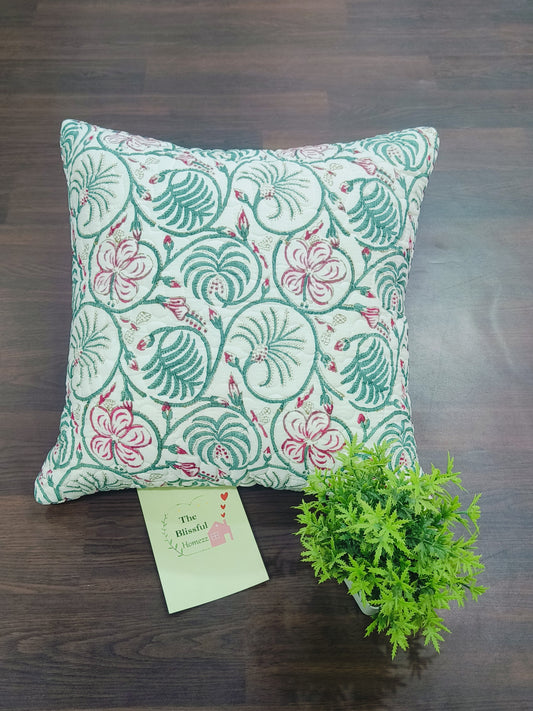 Handblock Printed Cushion Cover