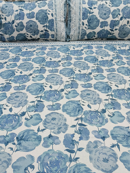 Gulbahaar King Size Bedsheets(Dispatch Time 24 Hours)