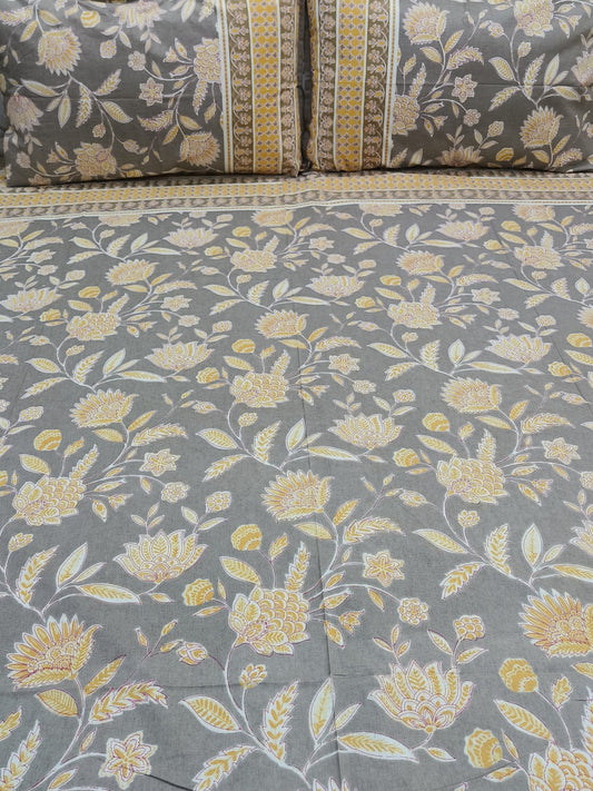 FRESH ARRIVALS Gulbahaar King Size Bedsheets(Dispatch Time 24 Hours)