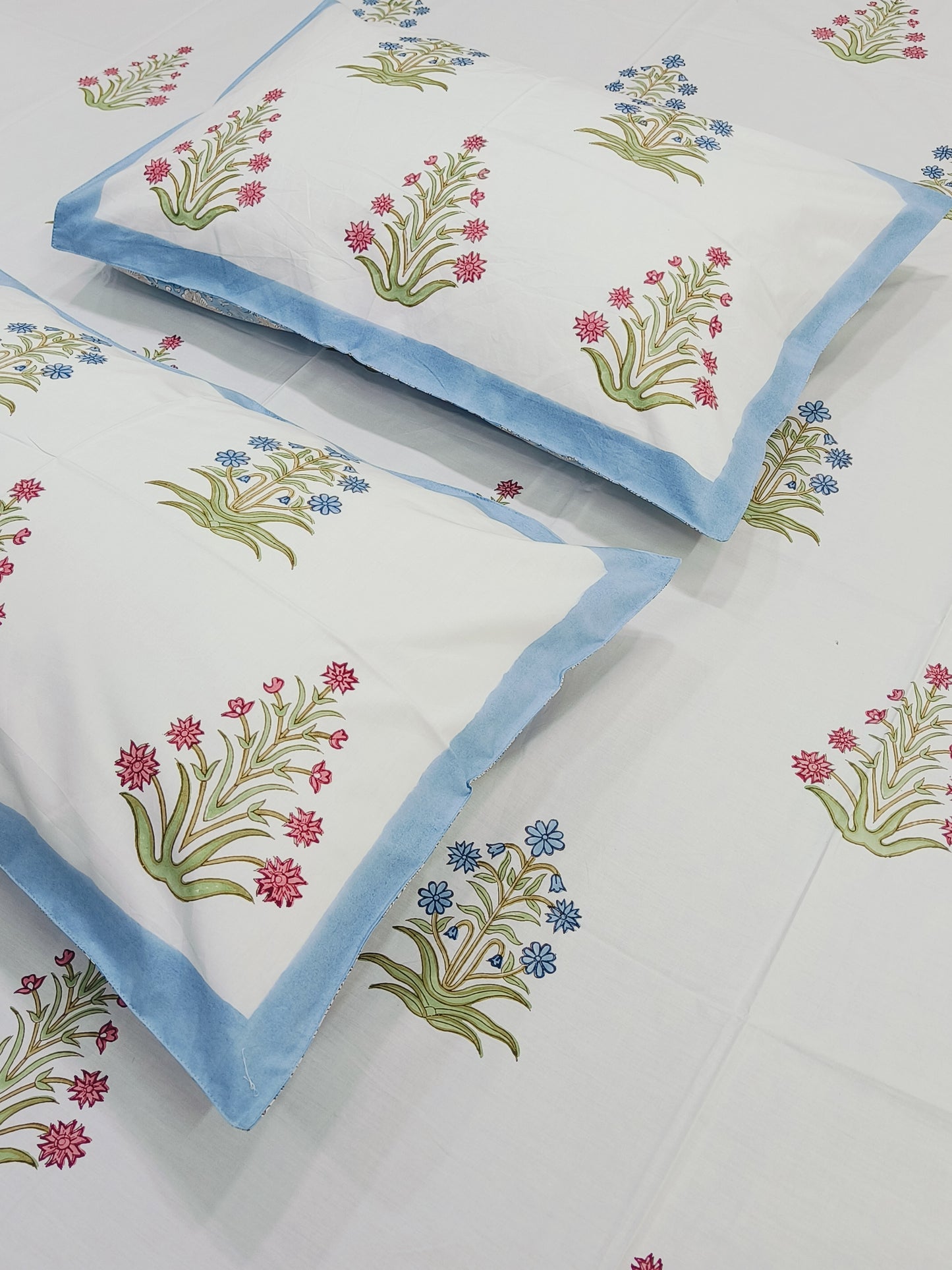 FRESH ARRIVAL Handblock Printed Premium Bedsheets (Dispatch Time 24 Hours)