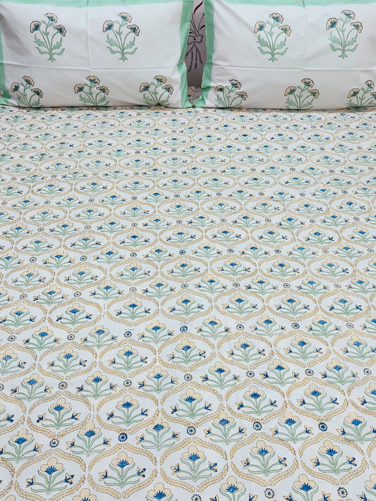 Handblock Printed Premium Bedsheets