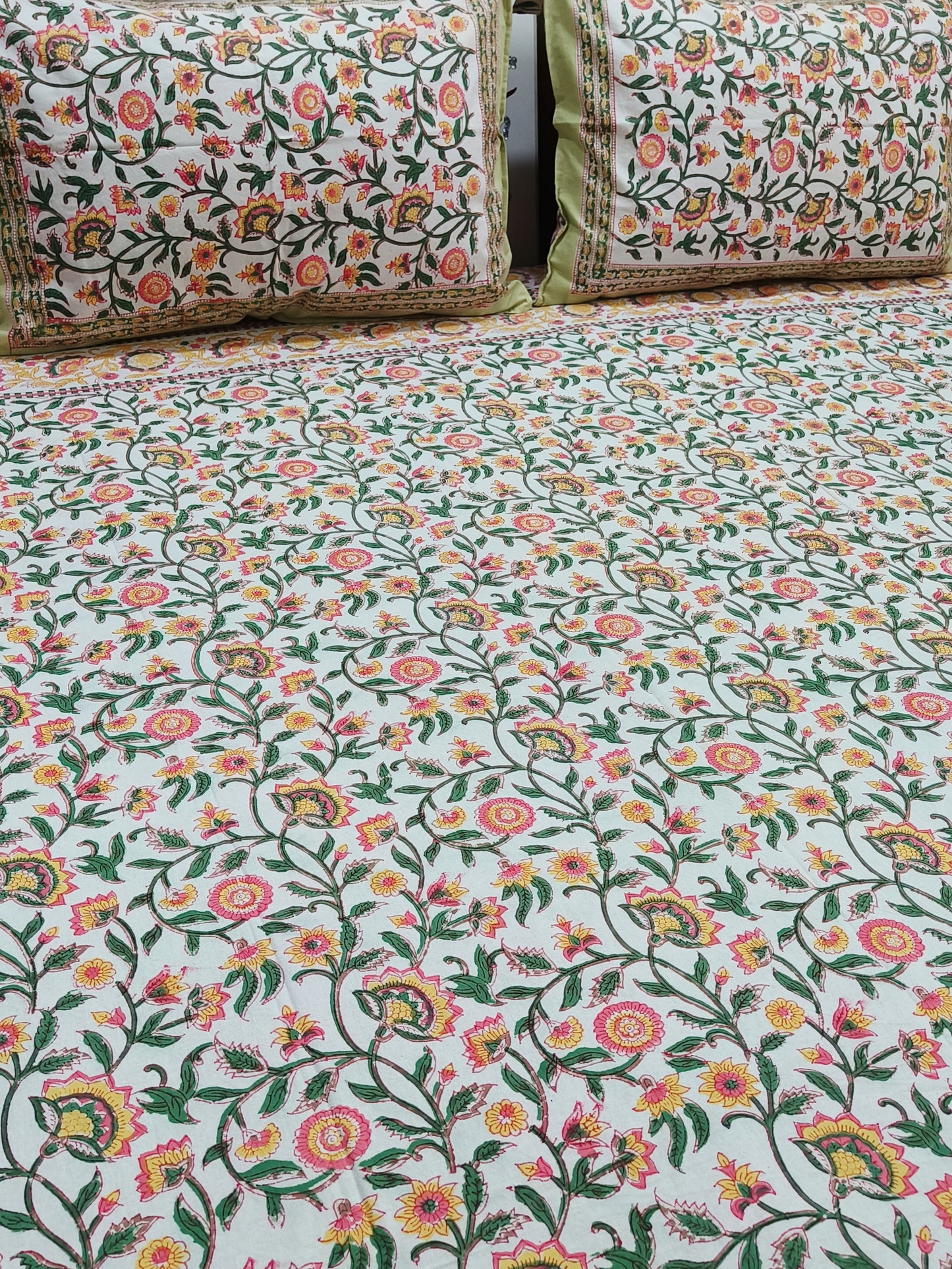 FRESH ARRIVAL Handblock Printed Premium Bedsheets