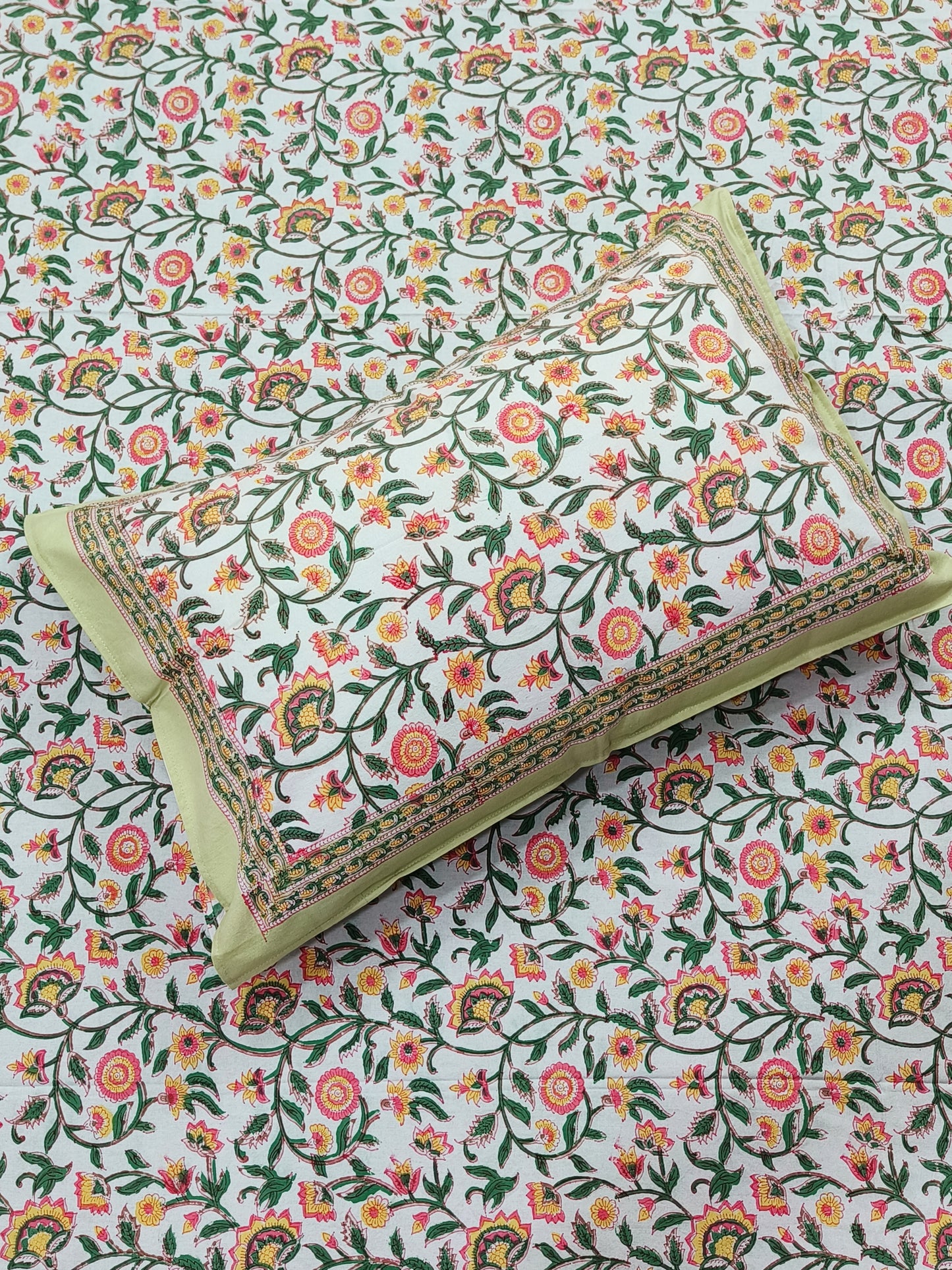 FRESH ARRIVAL Handblock Printed Premium Bedsheets