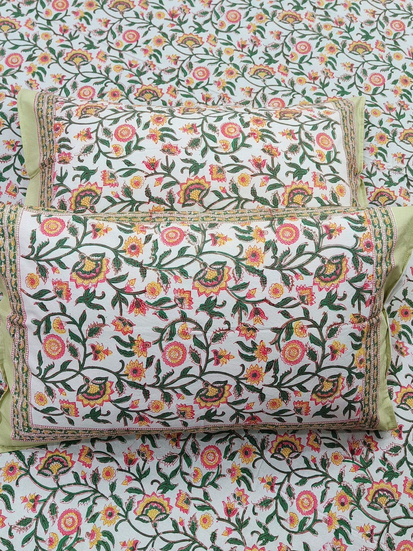 FRESH ARRIVAL Handblock Printed Premium Bedsheets
