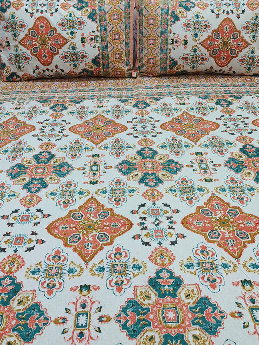 Gulbahaar King Size Bedsheets