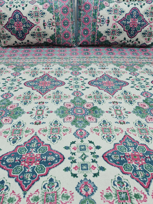 Gulbahaar King Size Bedsheets