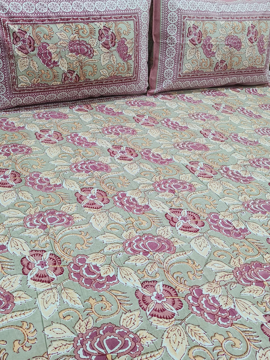 FRESH ARRIVALS Gulbahaar King Size Bedsheets