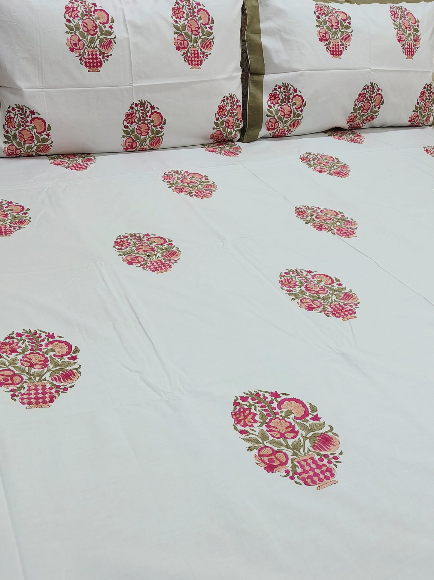 Handblock Printed Premium Bedsheets