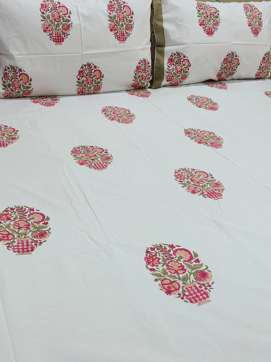 Handblock Printed Premium Bedsheets