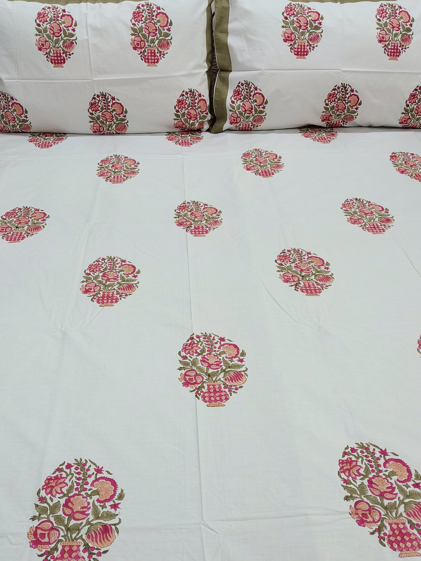 Handblock Printed Premium Bedsheets