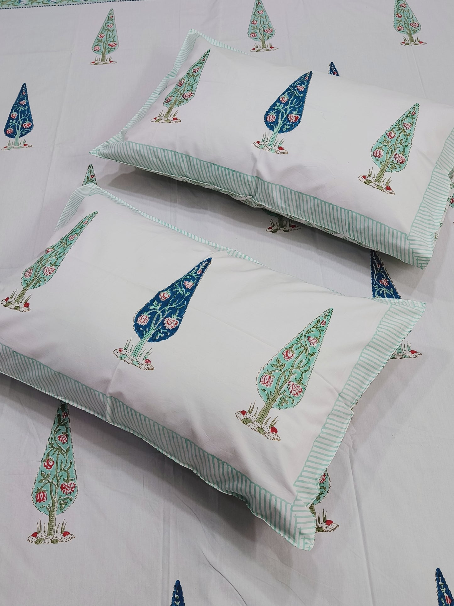 FRESH ARRIVAL Handblock Printed Premium Bedsheets