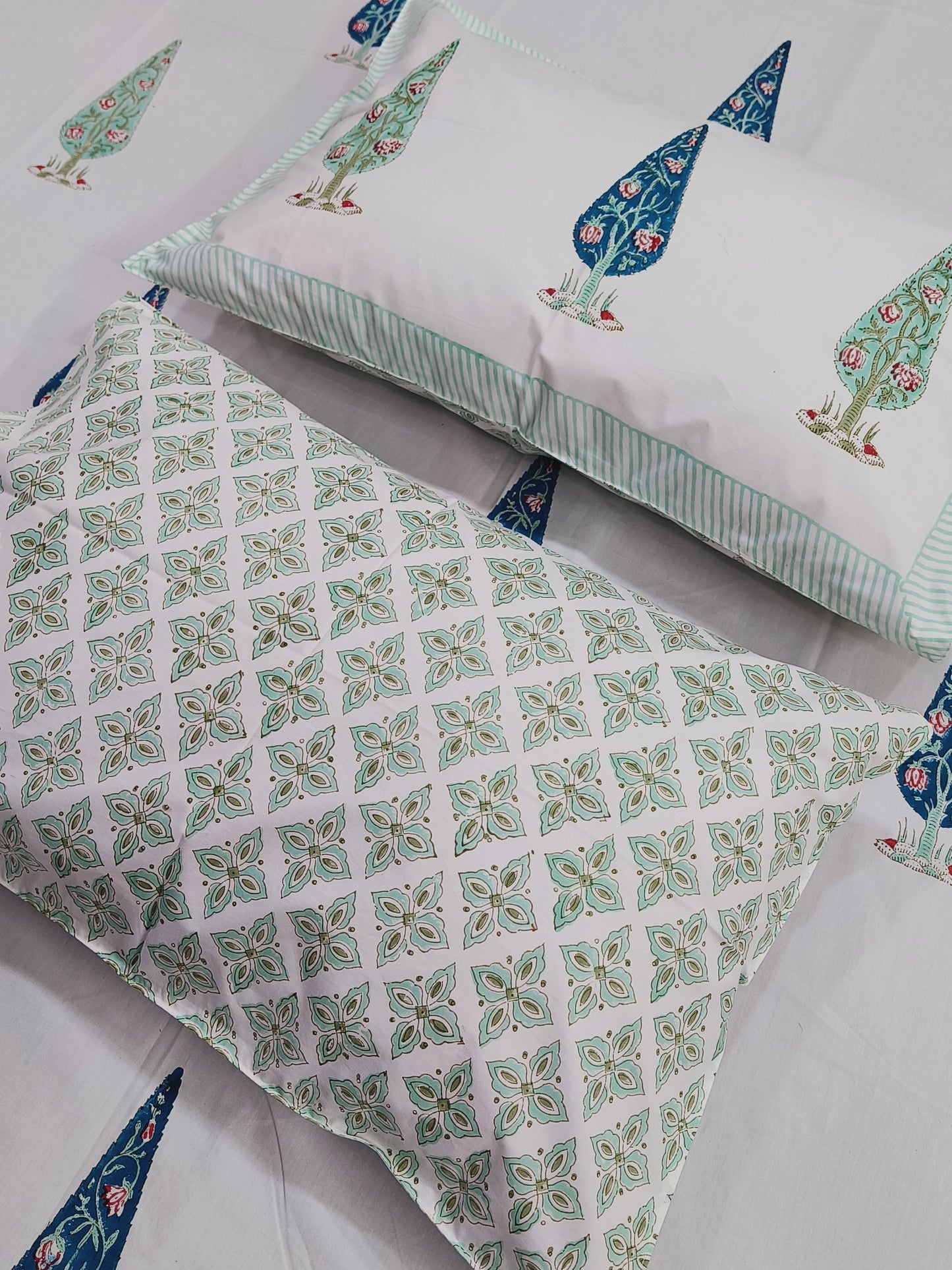 FRESH ARRIVAL Handblock Printed Premium Bedsheets