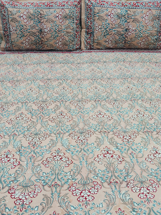 Fresh Arrival Handblock Printed Premium Bedsheets