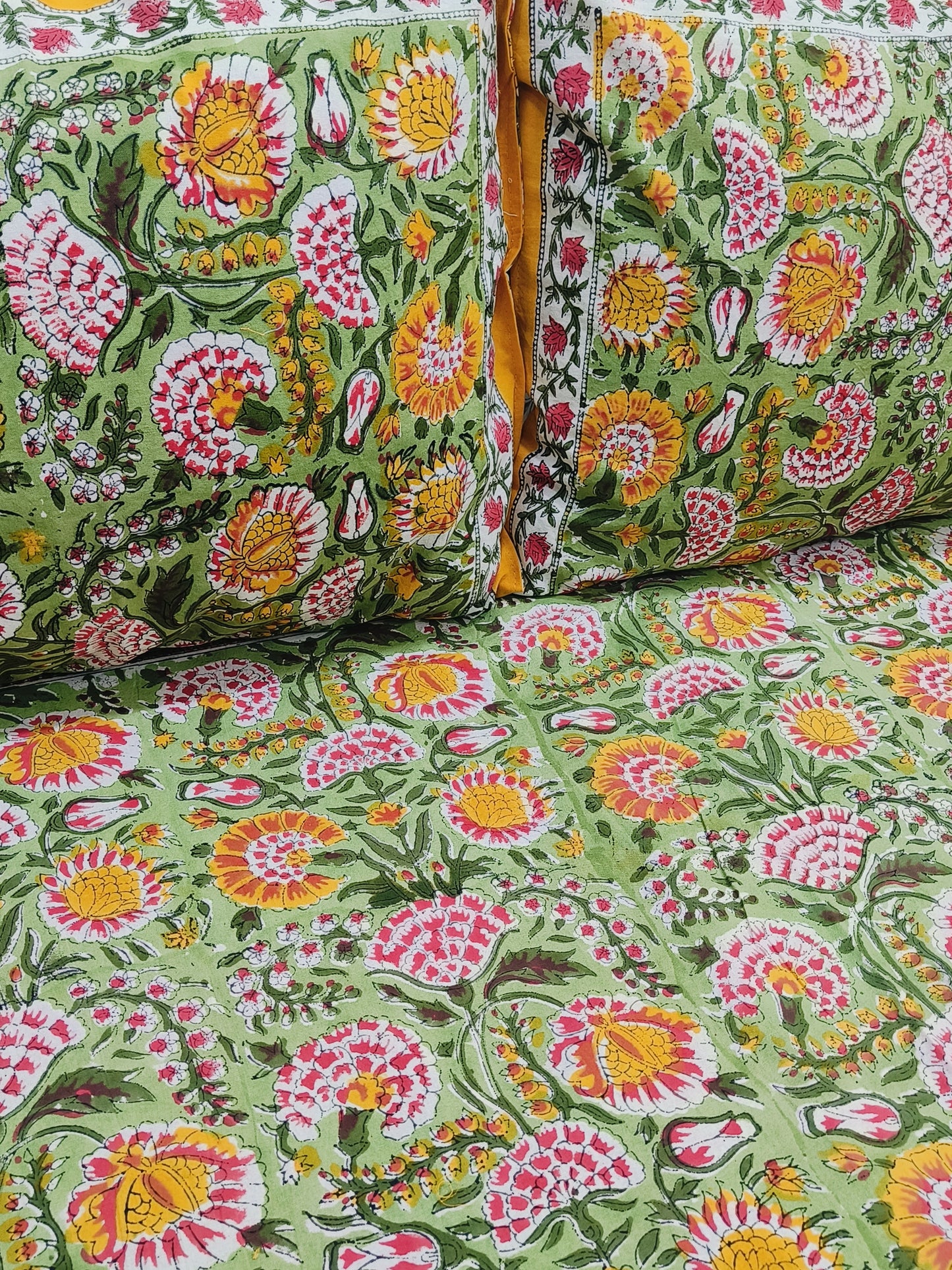 Handblock Printed Premium Bedsheets