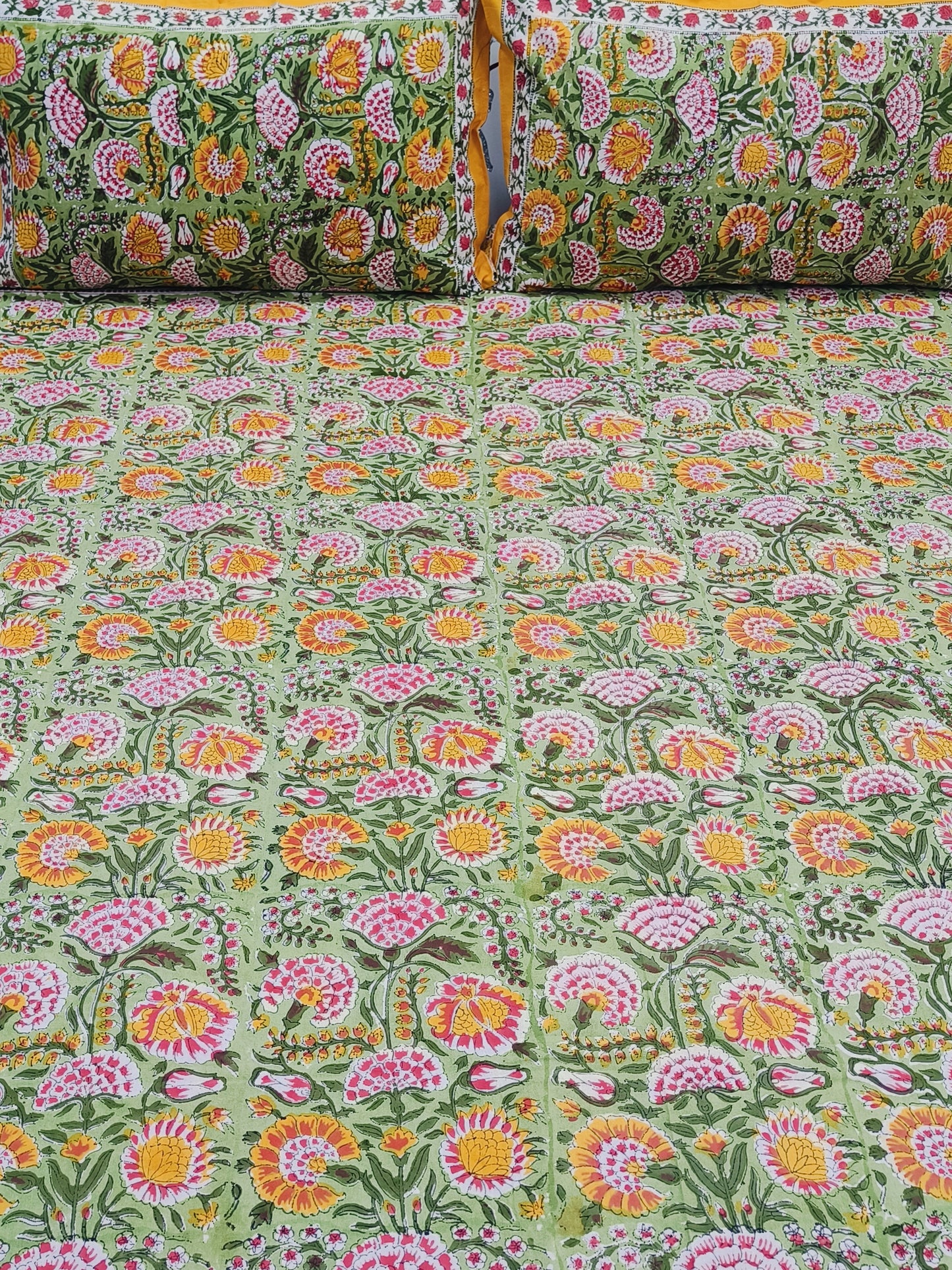Handblock Printed Premium Bedsheets