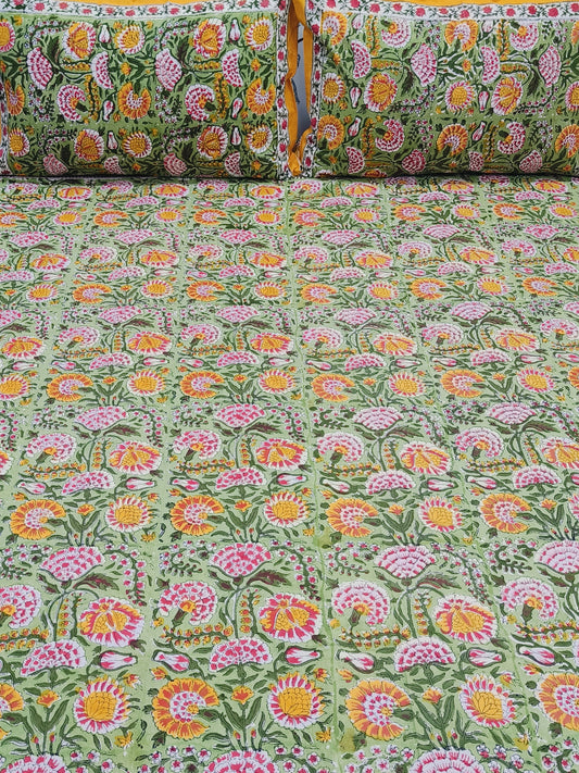 Handblock Printed Premium Bedsheets