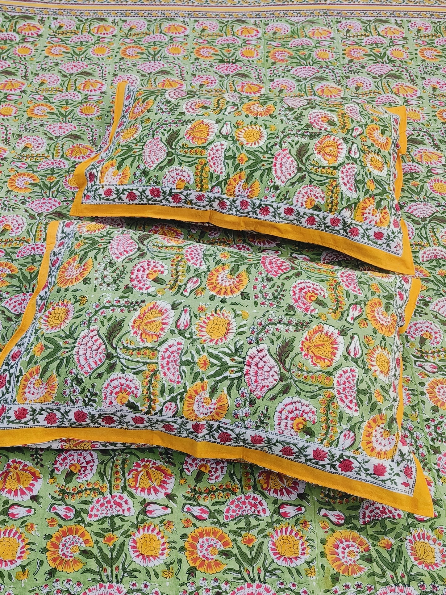 Handblock Printed Premium Bedsheets