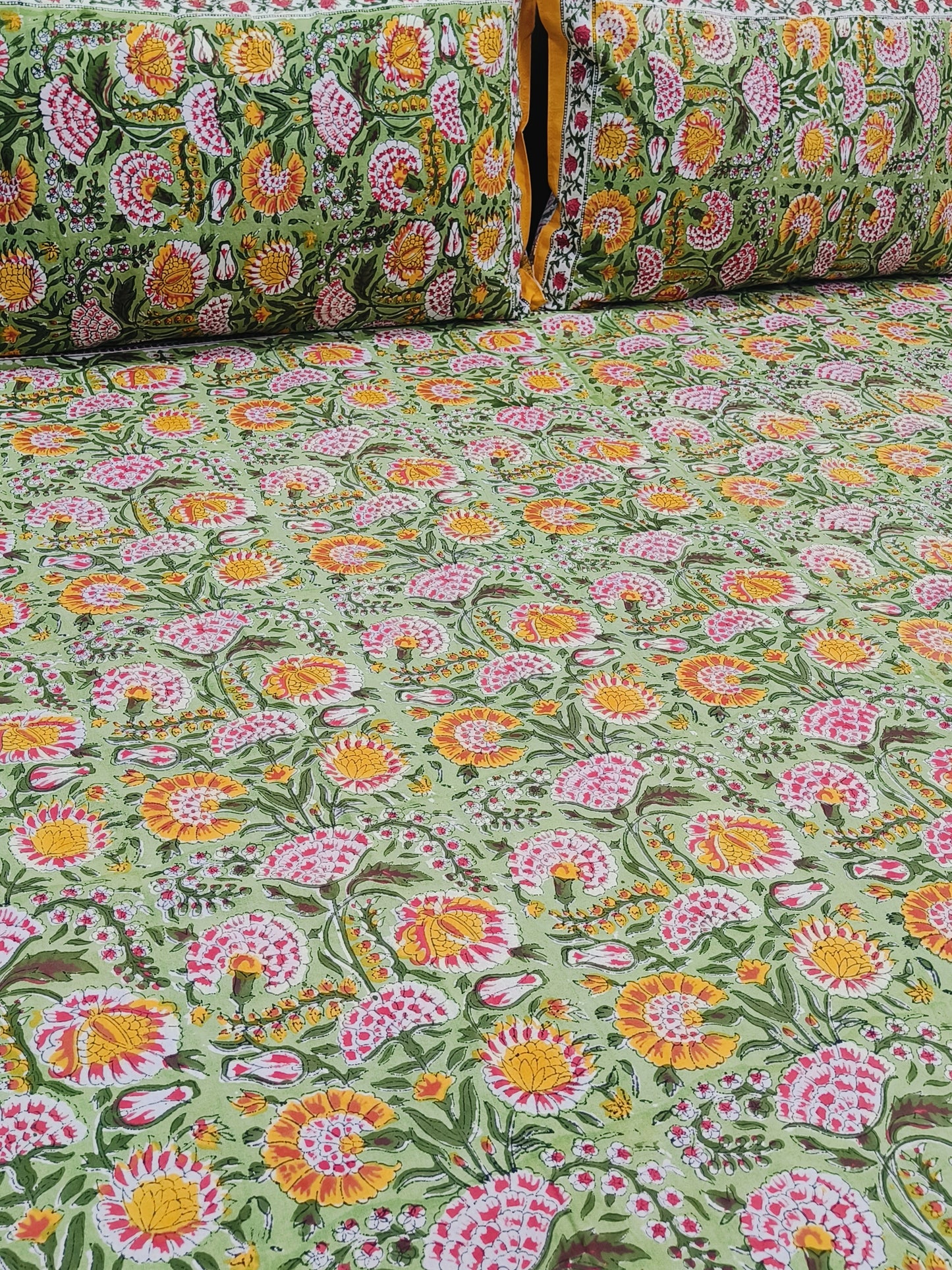 Handblock Printed Premium Bedsheets