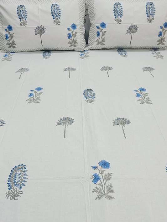 Fresh Arrival Handblock Printed Premium Bedsheets
