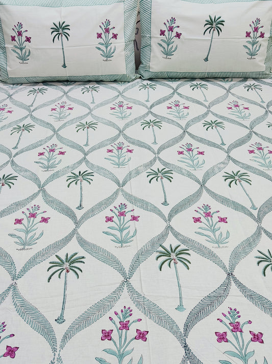 Fresh Arrival Handblock Printed Premium Bedsheets
