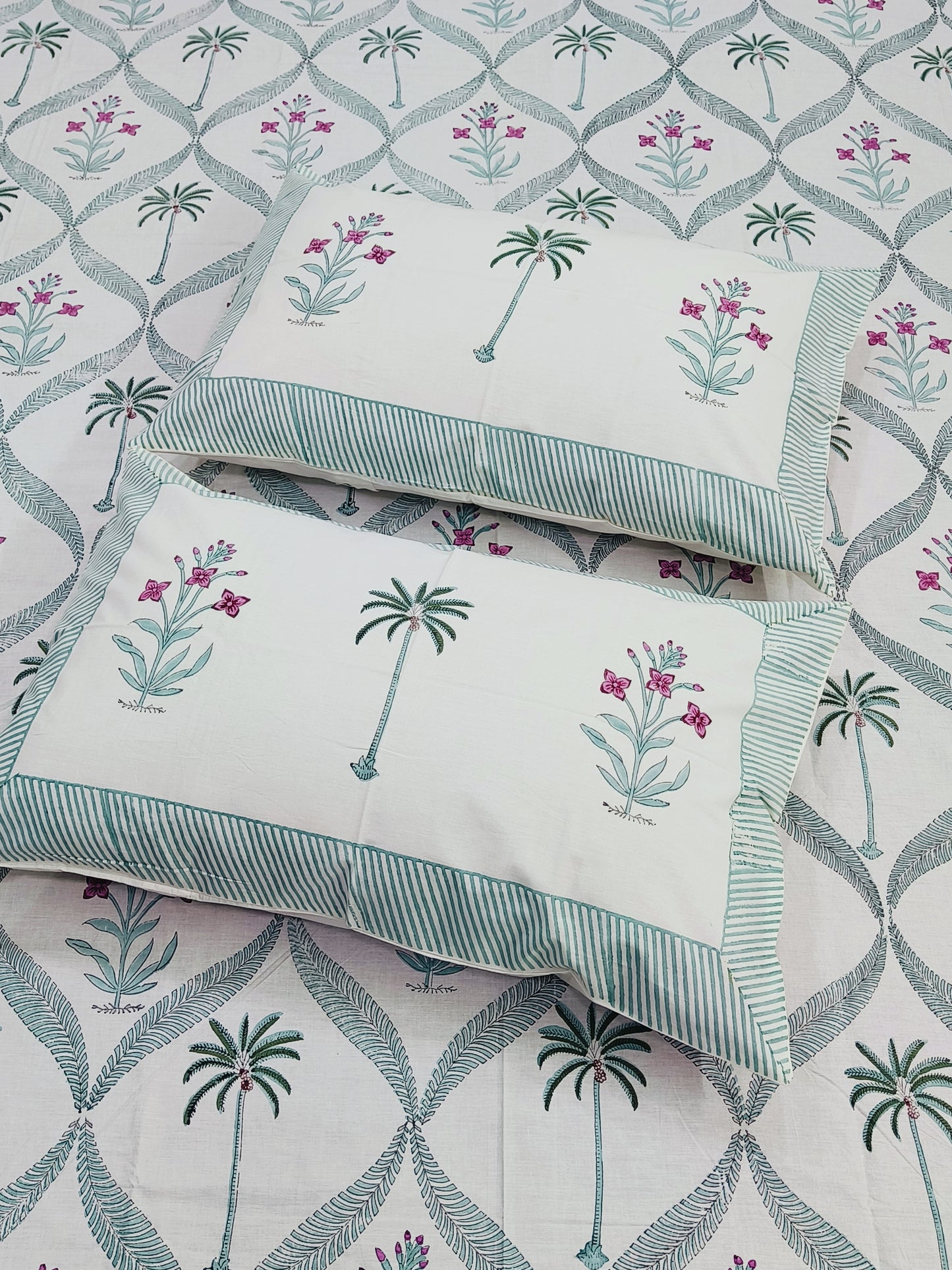 Fresh Arrival Handblock Printed Premium Bedsheets