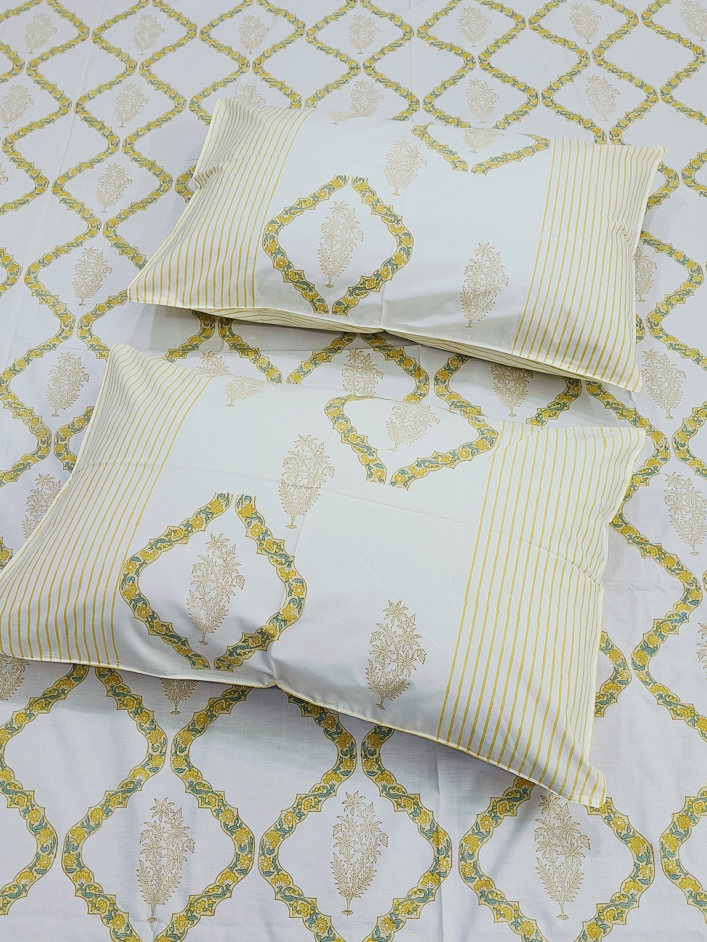 Fresh Arrival Handblock Printed Premium Bedsheets