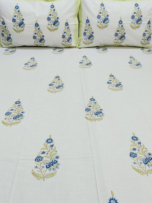 Fresh Arrival Handblock Printed Premium Bedsheets