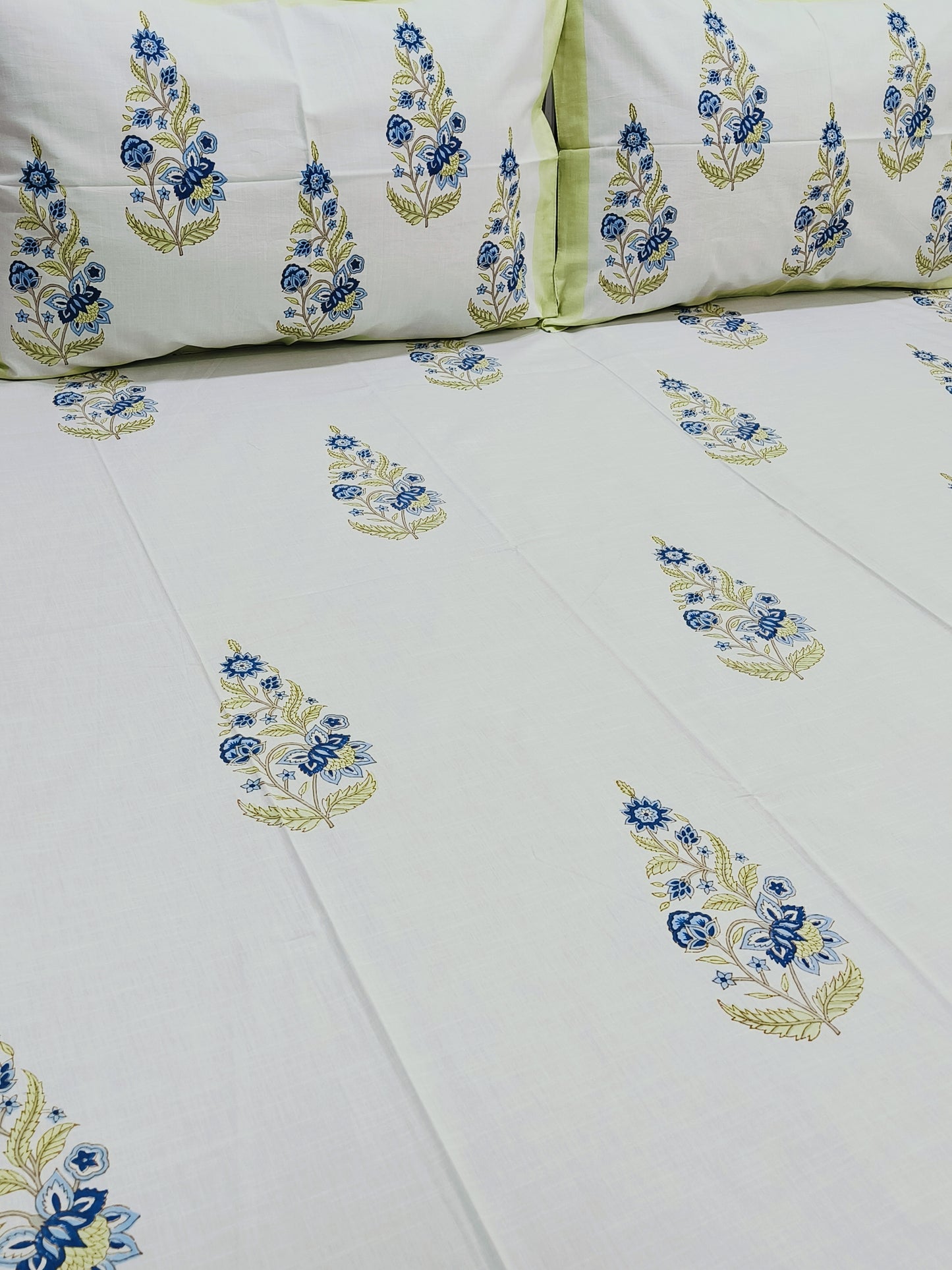 Fresh Arrival Handblock Printed Premium Bedsheets