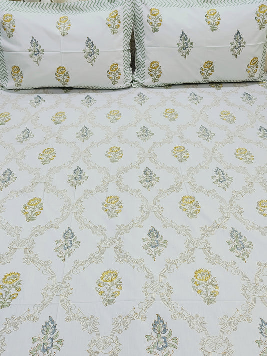 Handblock Printed Premium Bedsheets