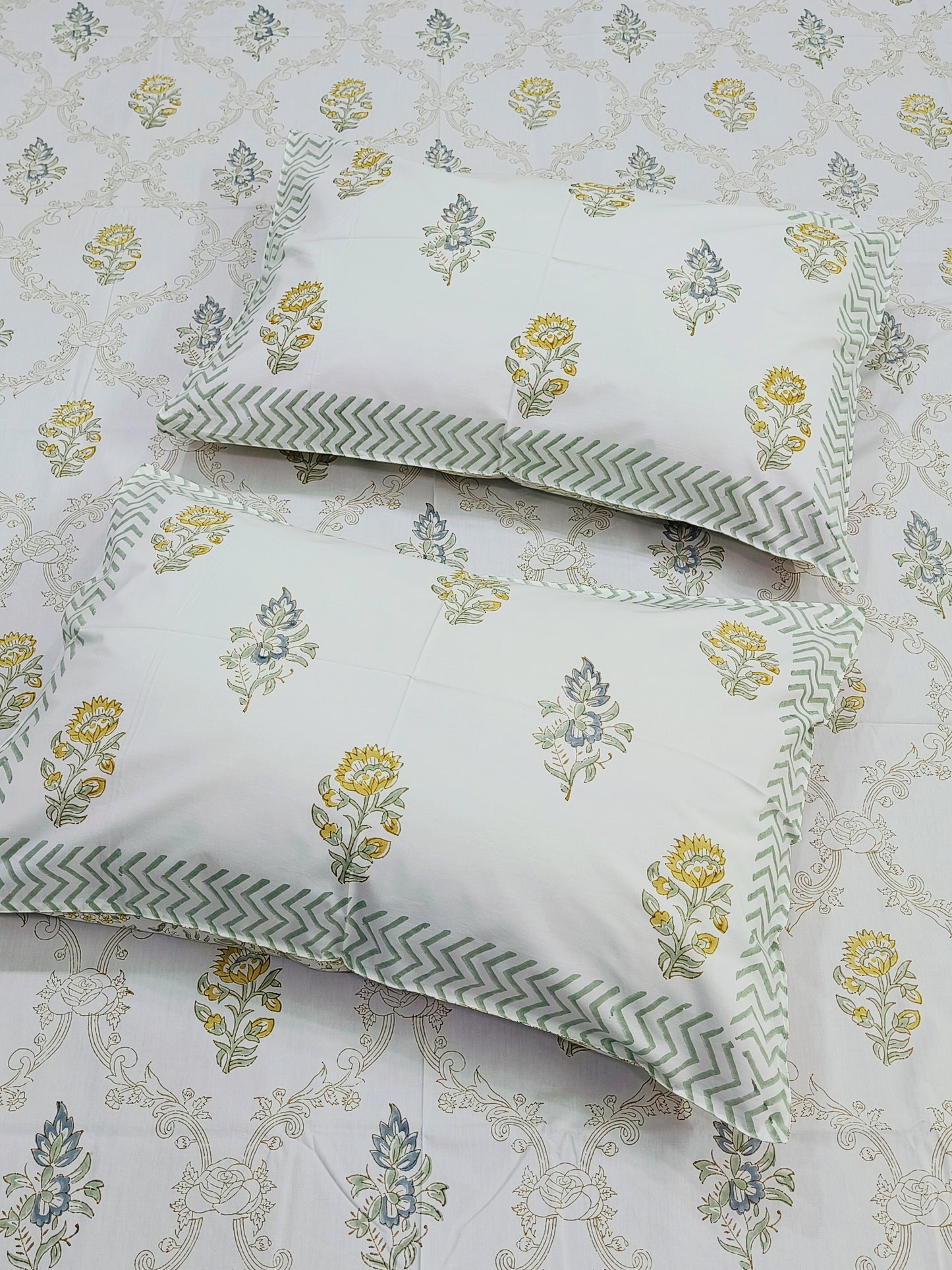 Handblock Printed Premium Bedsheets