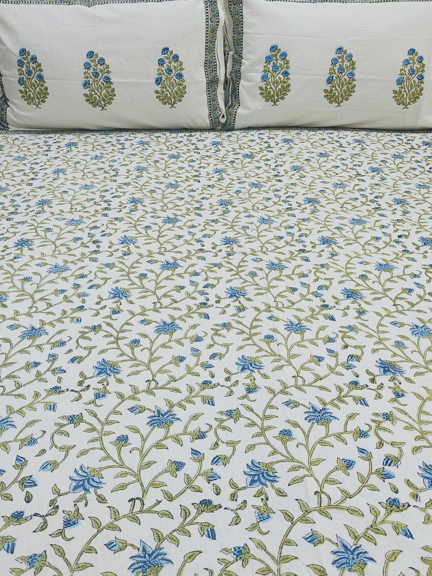 Fresh Arrival Handblock Printed Premium Bedsheets