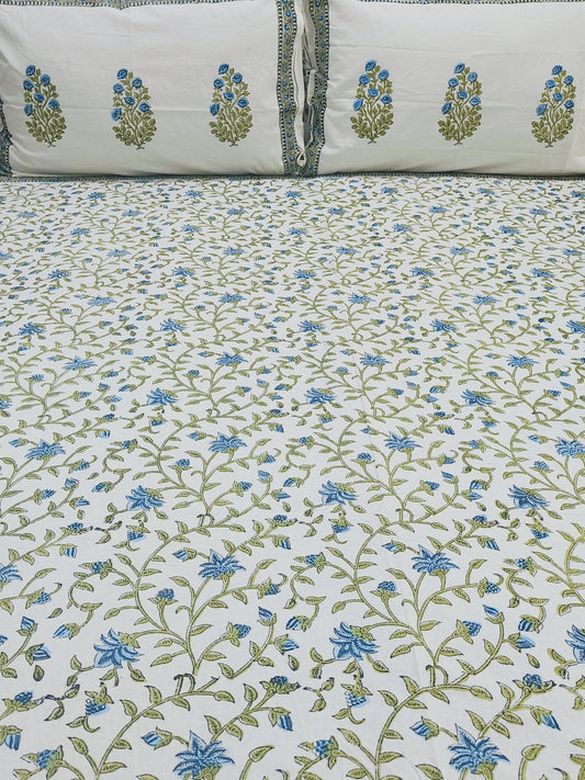 Fresh Arrival Handblock Printed Premium Bedsheets