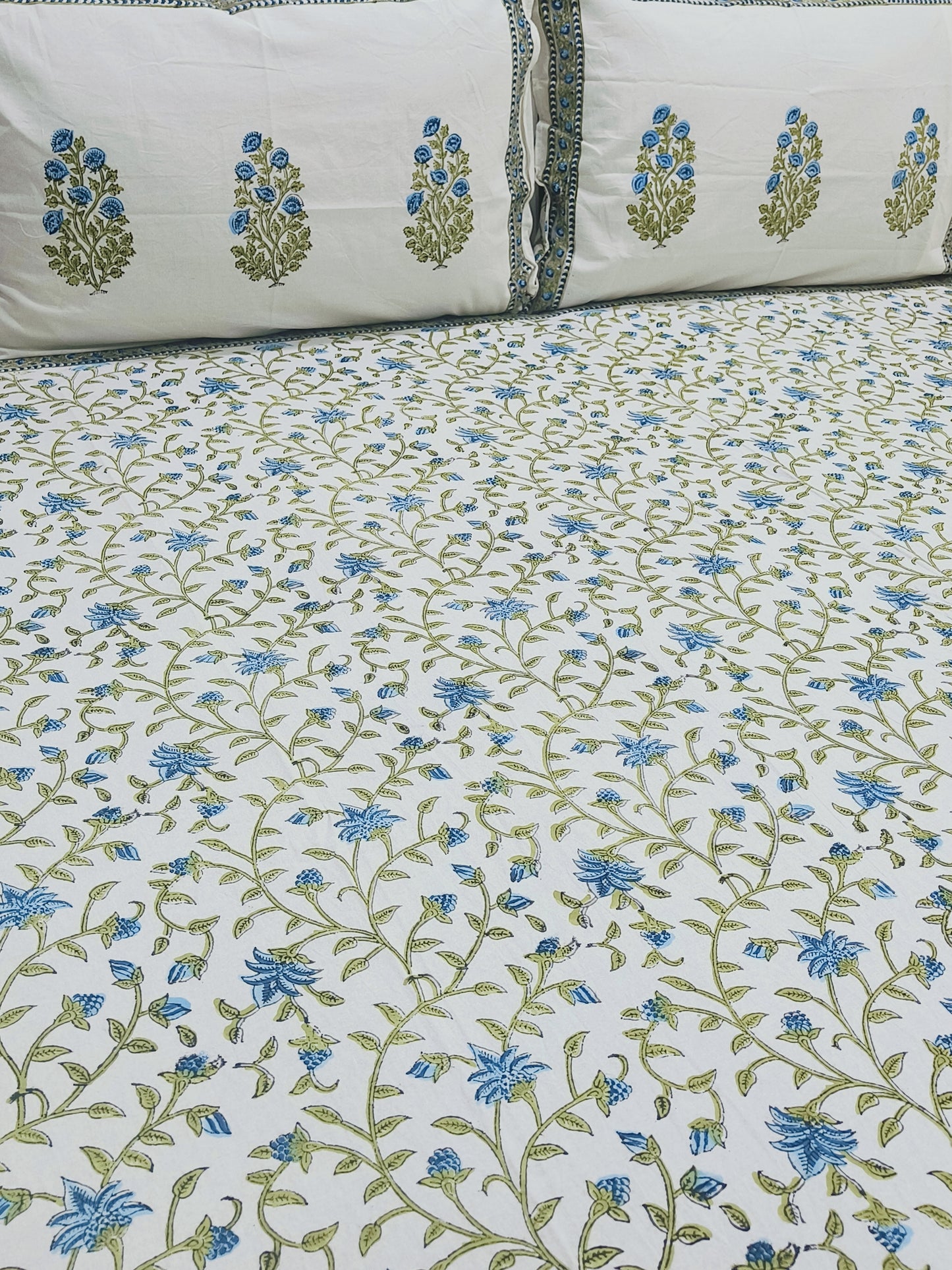 Fresh Arrival Handblock Printed Premium Bedsheets