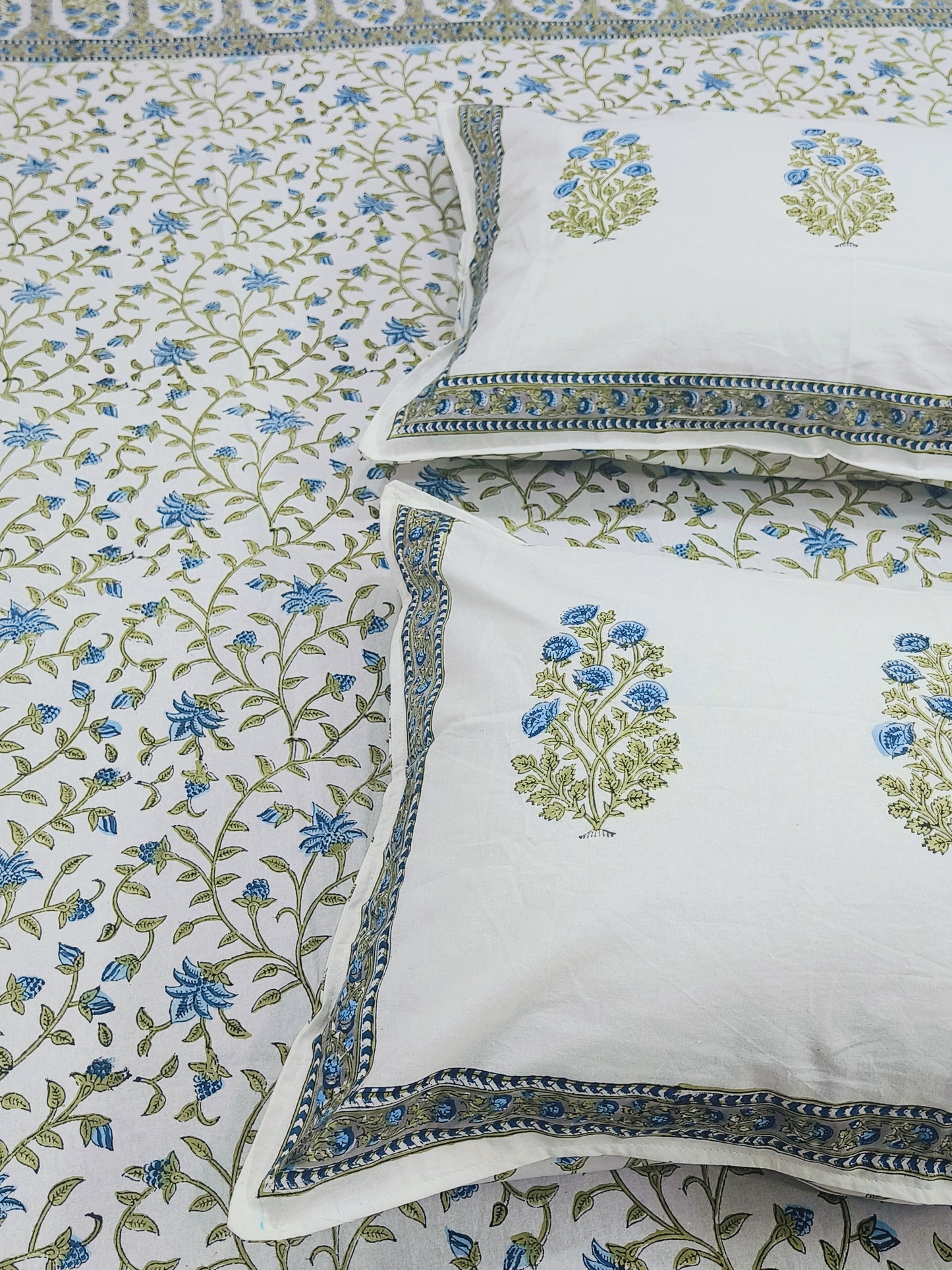 Fresh Arrival Handblock Printed Premium Bedsheets