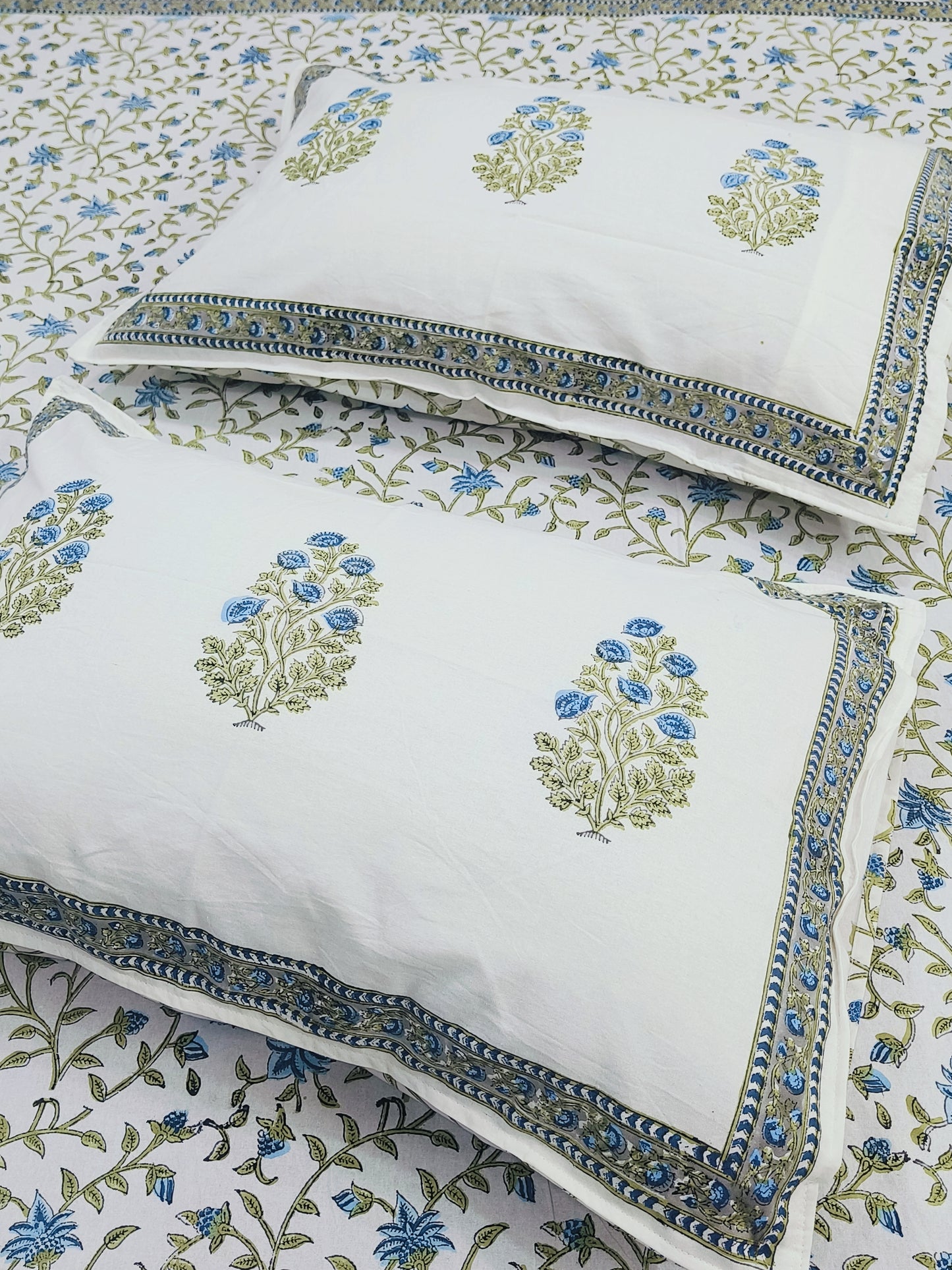 Fresh Arrival Handblock Printed Premium Bedsheets